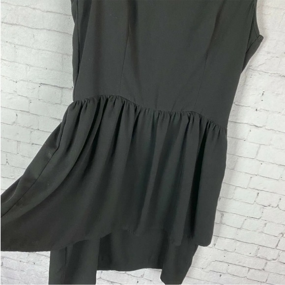 H&M Women's Sleeveless Black Layered Peplum
Mini Dress Size 12 - Picture 6 of 7